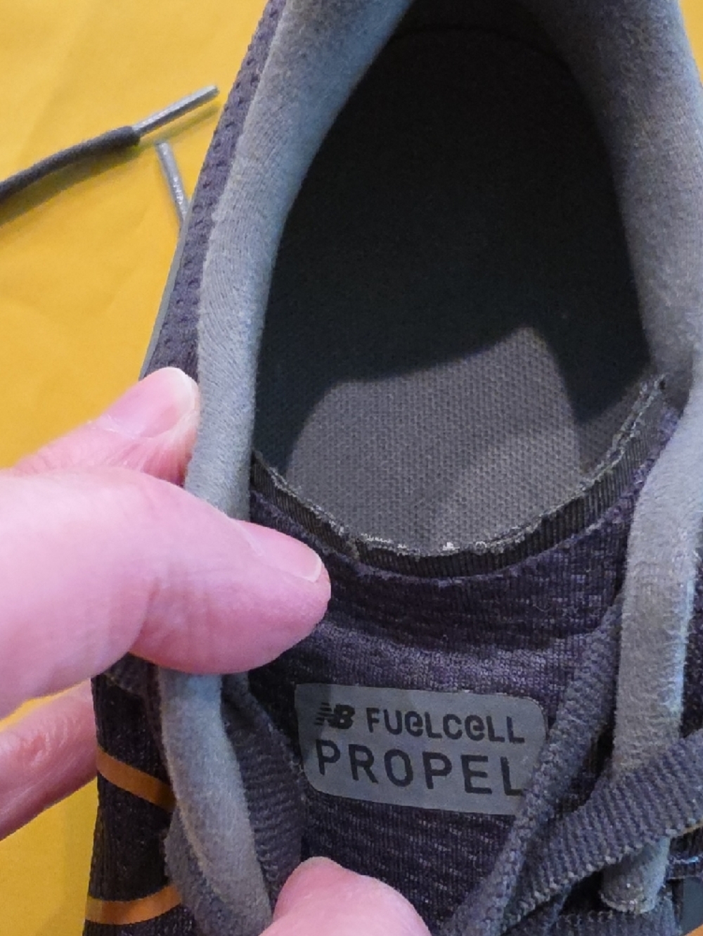New Balance FuelCell Propel V2 Phantom/Castlerock/Copper Metallic Womens Size 9 - Picture 5 of 9
